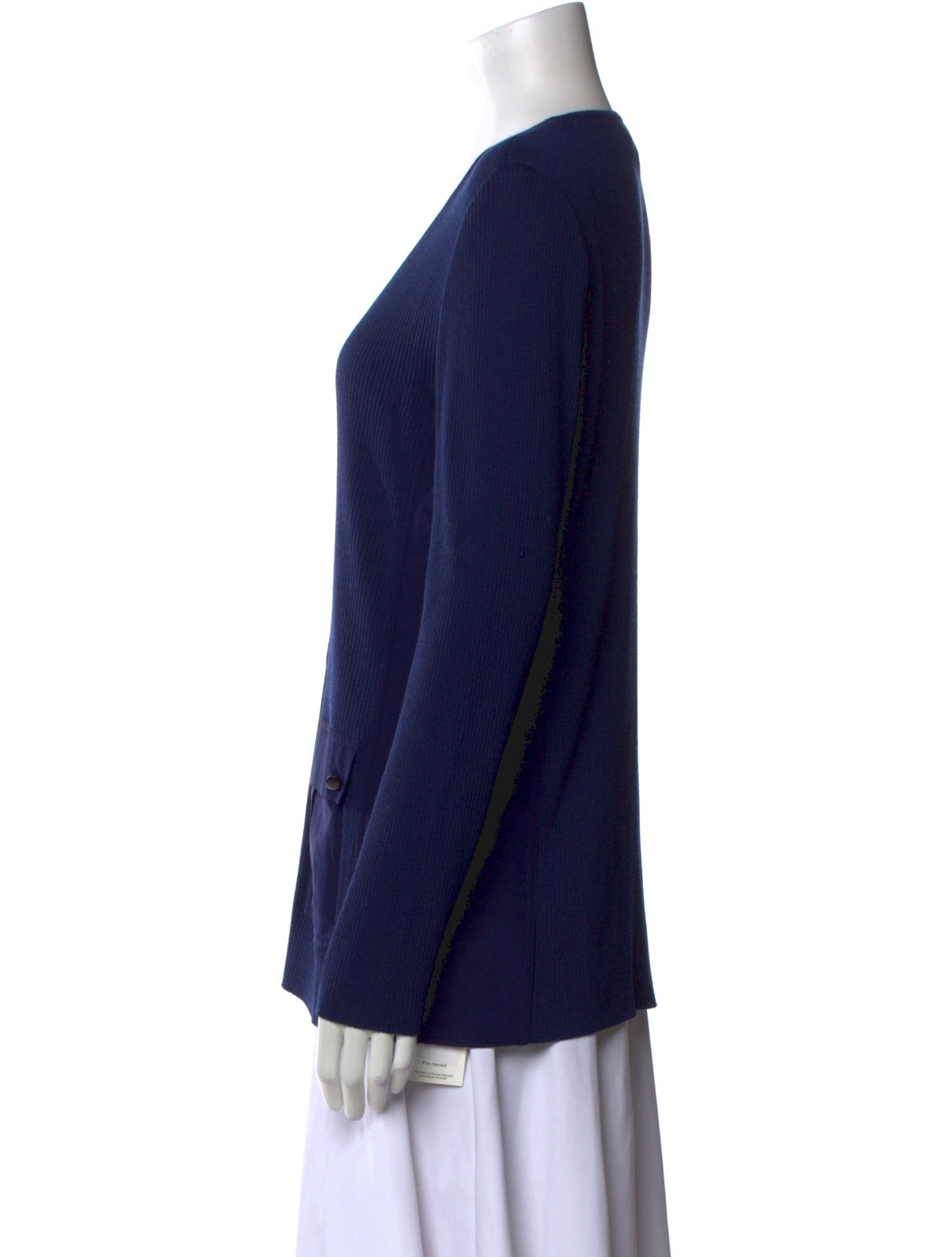 St. John Wool V-Neck Sweater