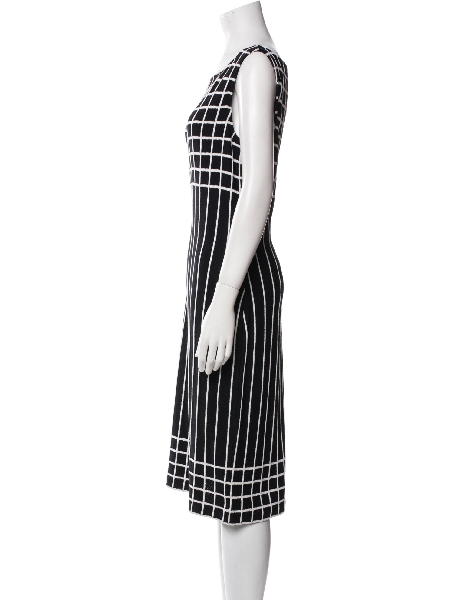 St. John Wool Midi Length Dress