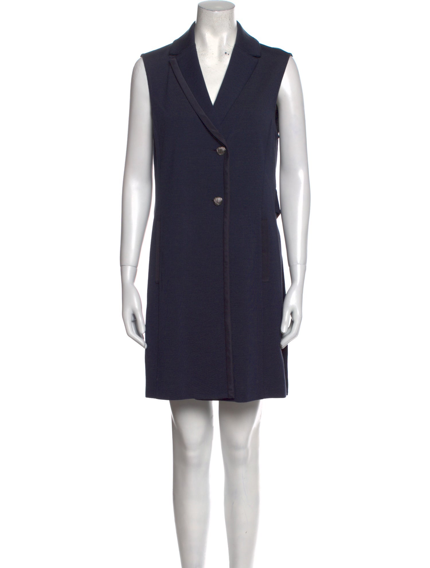 St. John Wool Knee-Length Dress