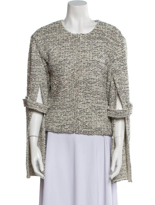 St. John Wool Tweed Pattern Jacket