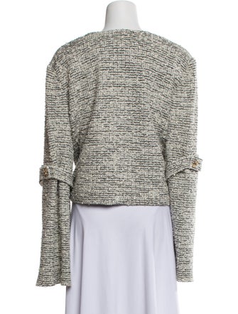 St. John Wool Tweed Pattern Jacket