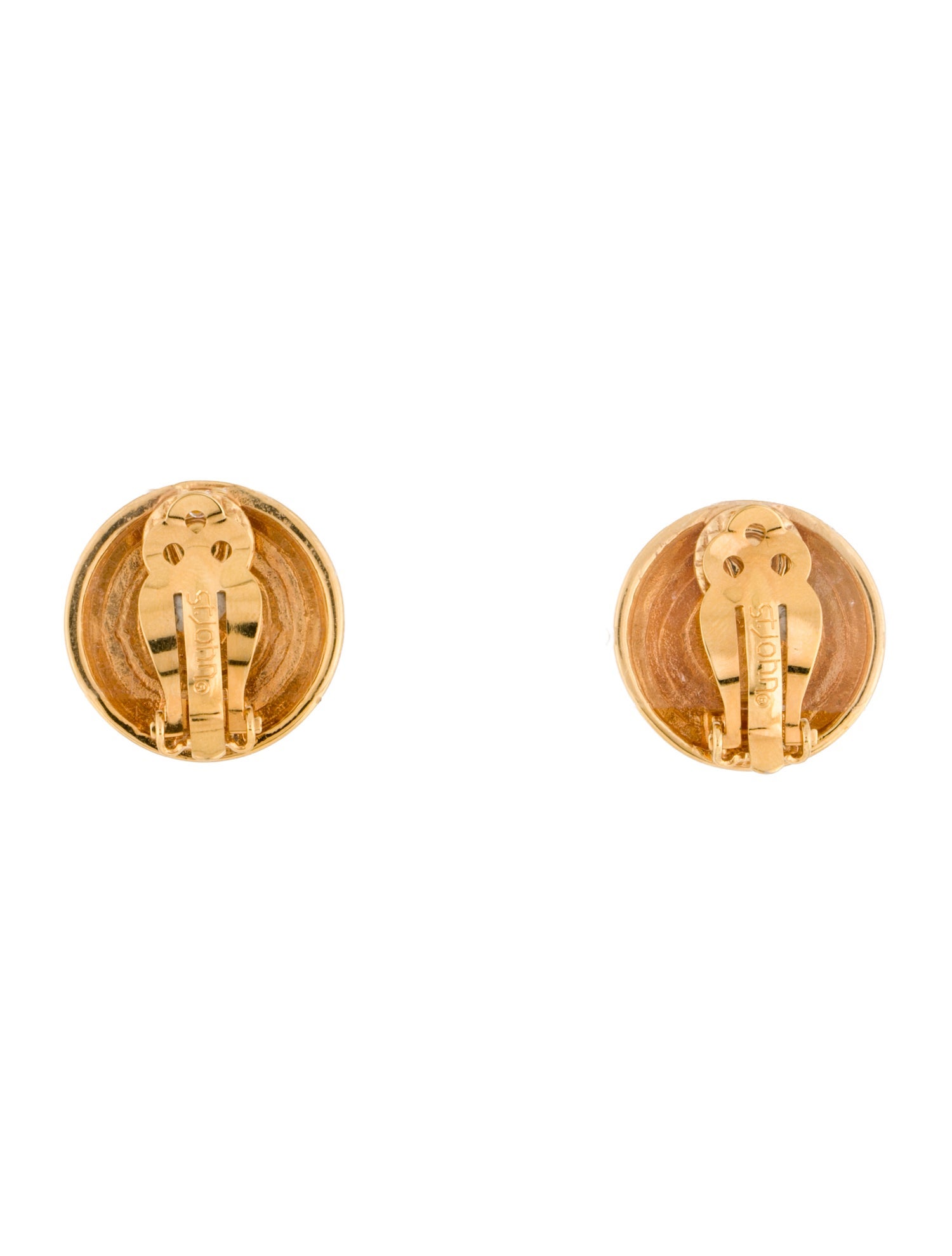 St. John Clip-On Earrings