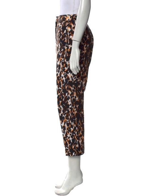 St. John Sport Animal Print Straight Leg Pants