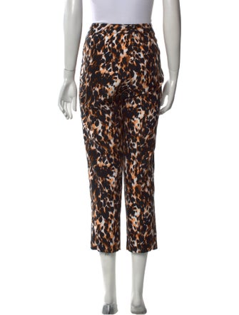 St. John Sport Animal Print Straight Leg Pants