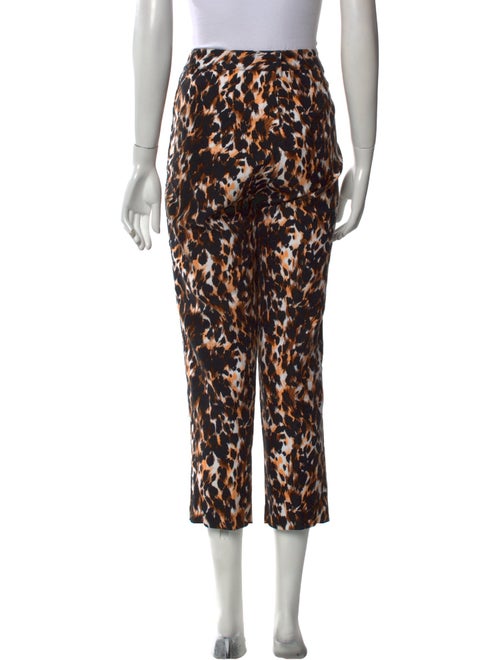 St. John Sport Animal Print Straight Leg Pants