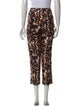 St. John Sport Animal Print Straight Leg Pants