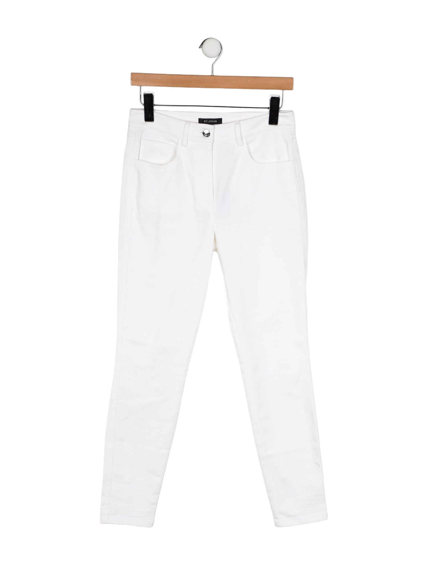 St. John Mid-Rise Skinny Leg Jeans