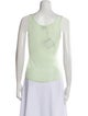 St. John Scoop Neck Sleeveless Top