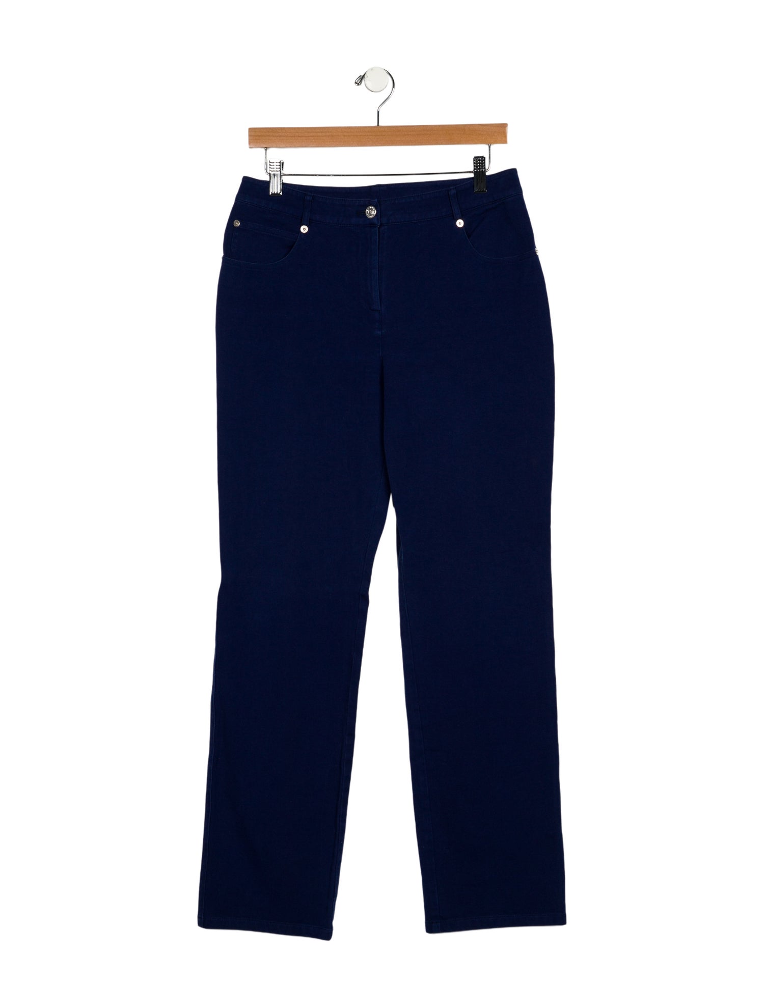 St. John Mid-Rise Straight Leg Jeans