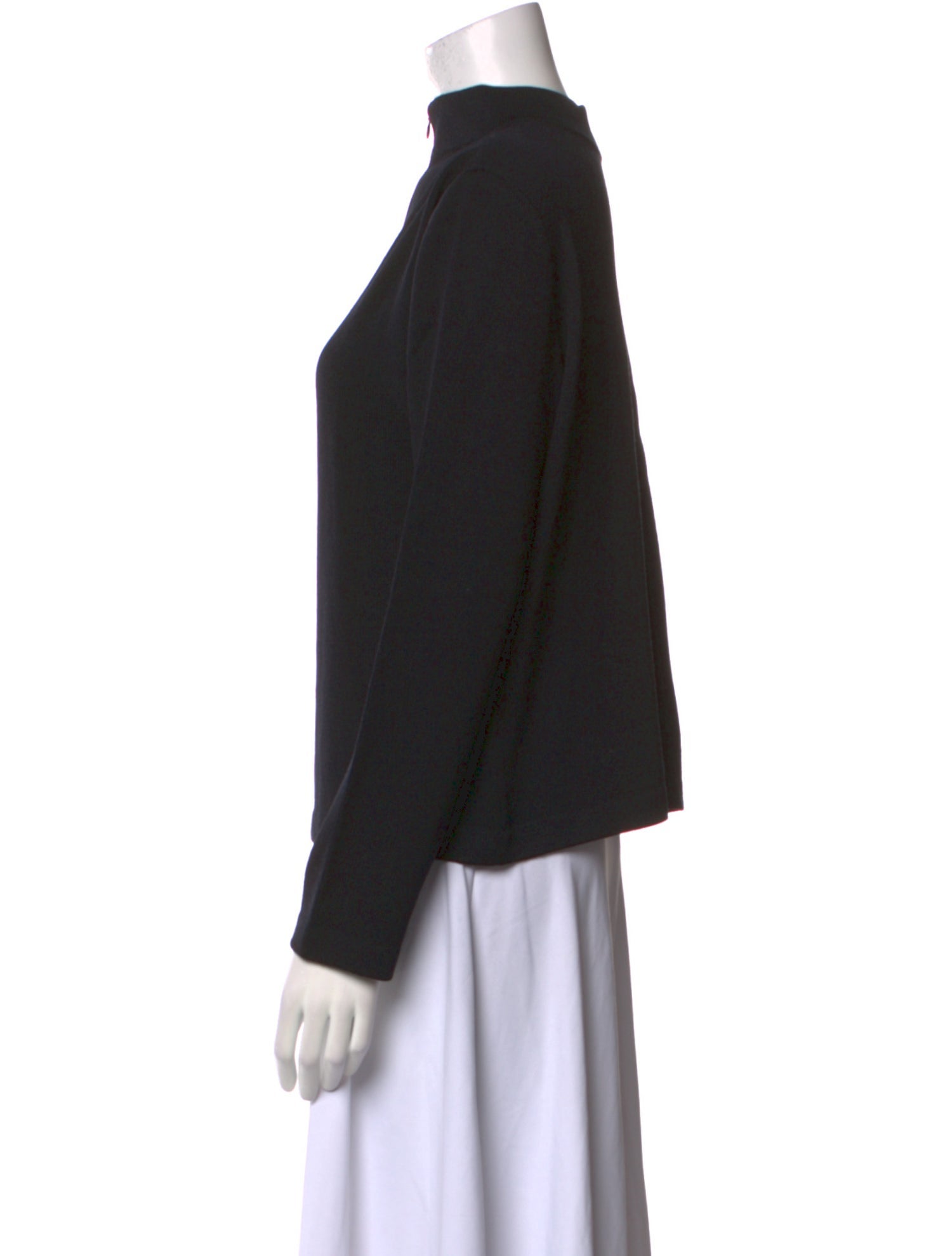 St. John Mock Neck Sweater