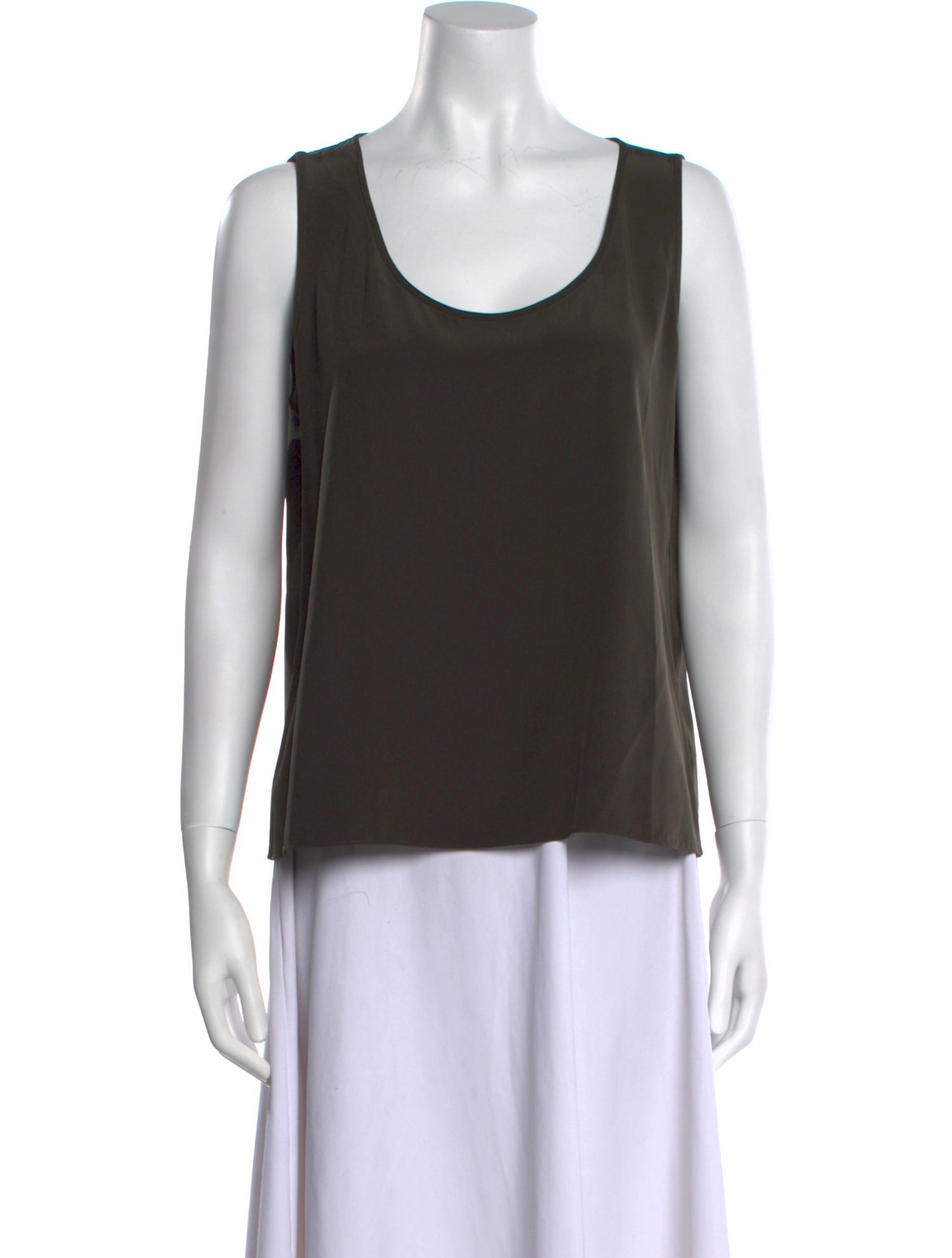 St. John Silk Scoop Neck Top w/ Tags