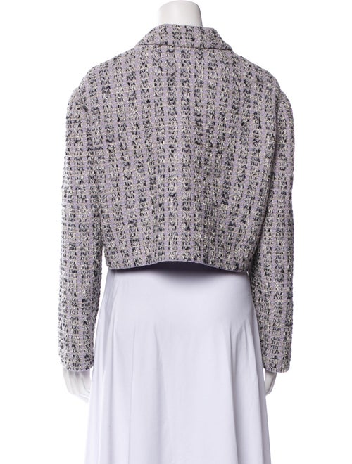 St. John Wool Tweed Pattern Blazer