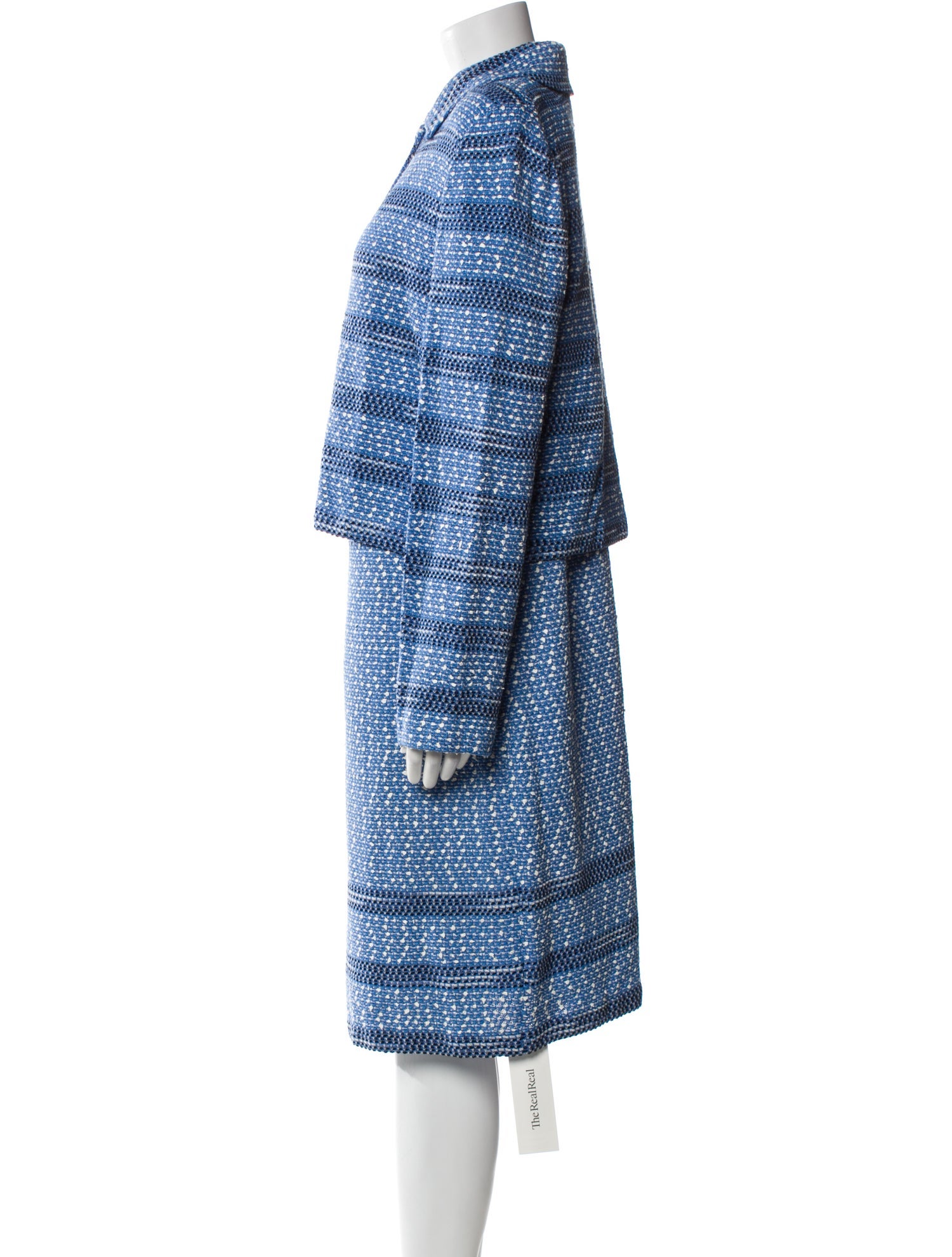 St. John Lace Pattern Embroidered Accent Dress Set