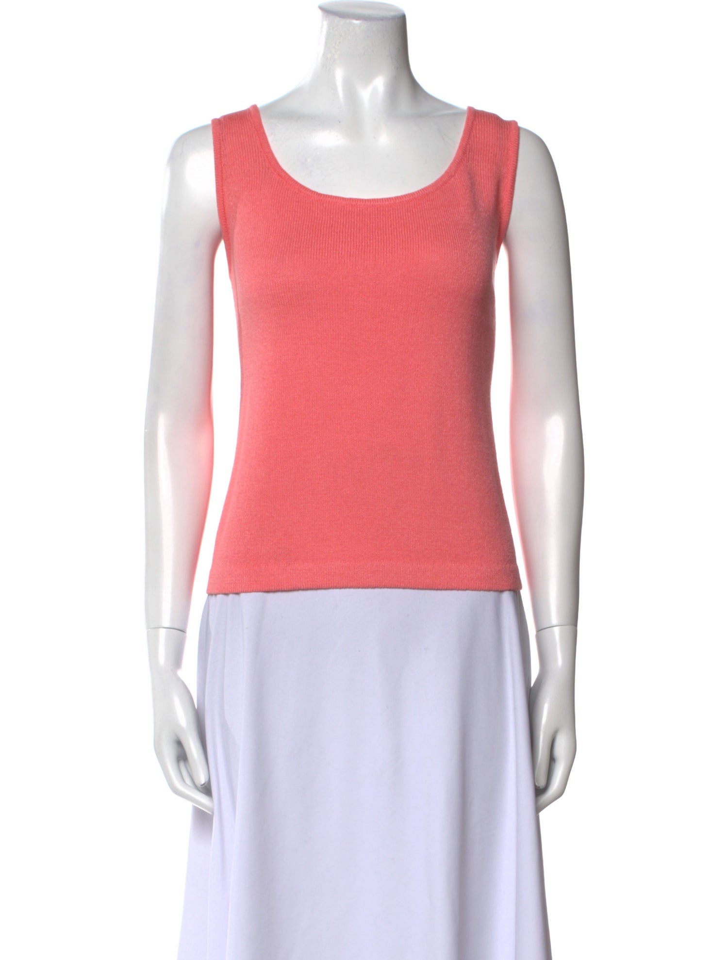 St. John Wool Scoop Neck Top