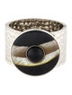 St. John Resin Hinged Cuff Bracelet