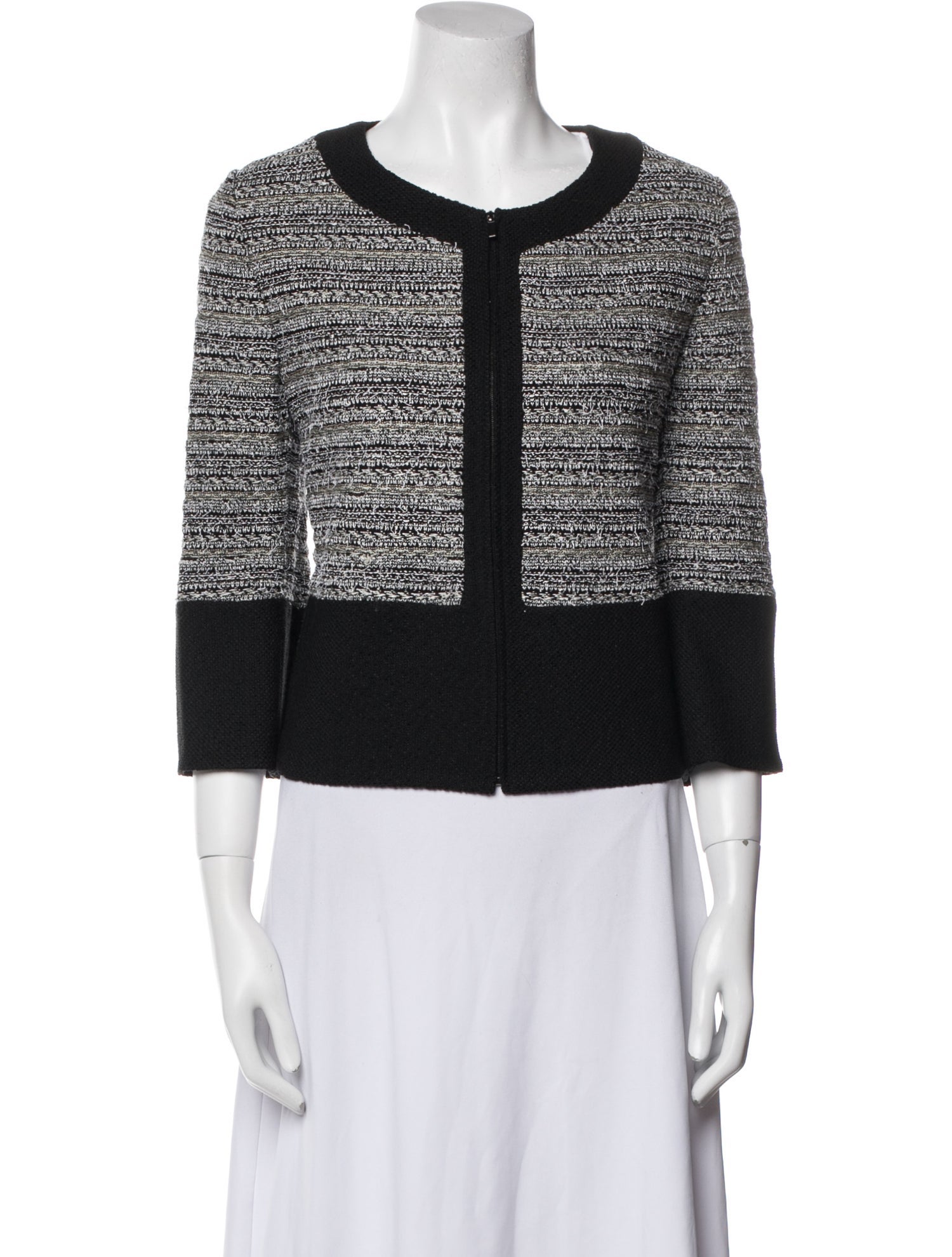 St. John Tweed Pattern Jacket