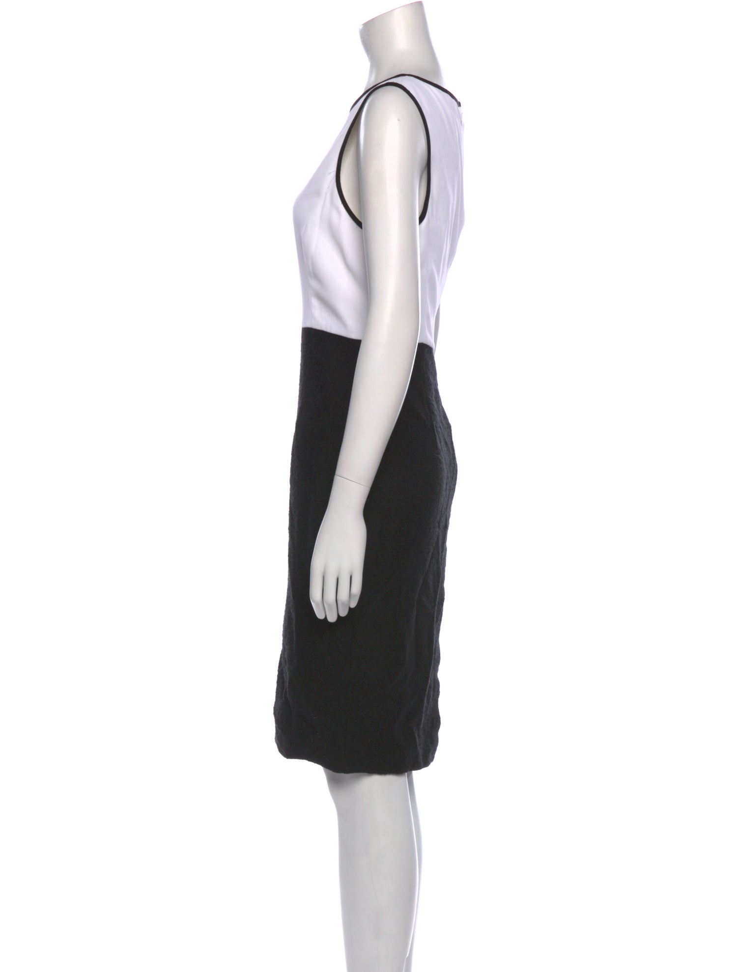 St. John Colorblock Pattern Knee-Length Dress w/ Tags