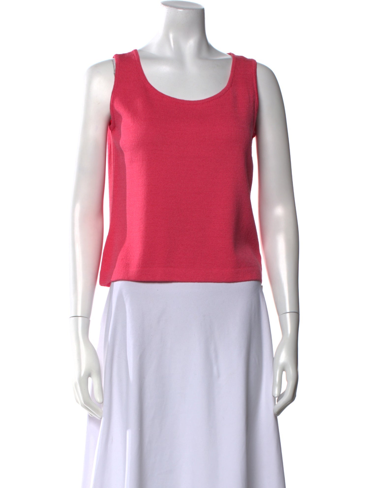 St. John Wool Scoop Neck Top