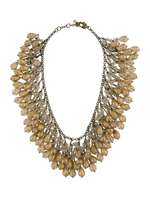 St. John Acrylics Drop Multistrand Necklace