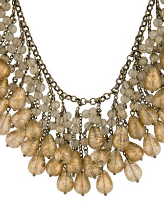 St. John Acrylics Drop Multistrand Necklace