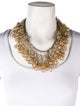 St. John Acrylics Drop Multistrand Necklace