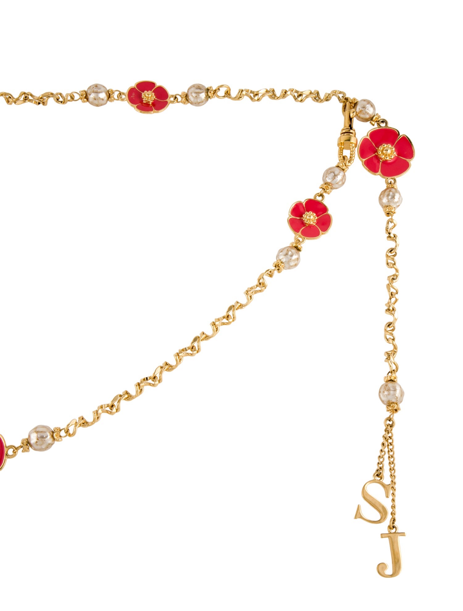 St. John Skinny Metal Waist Belt