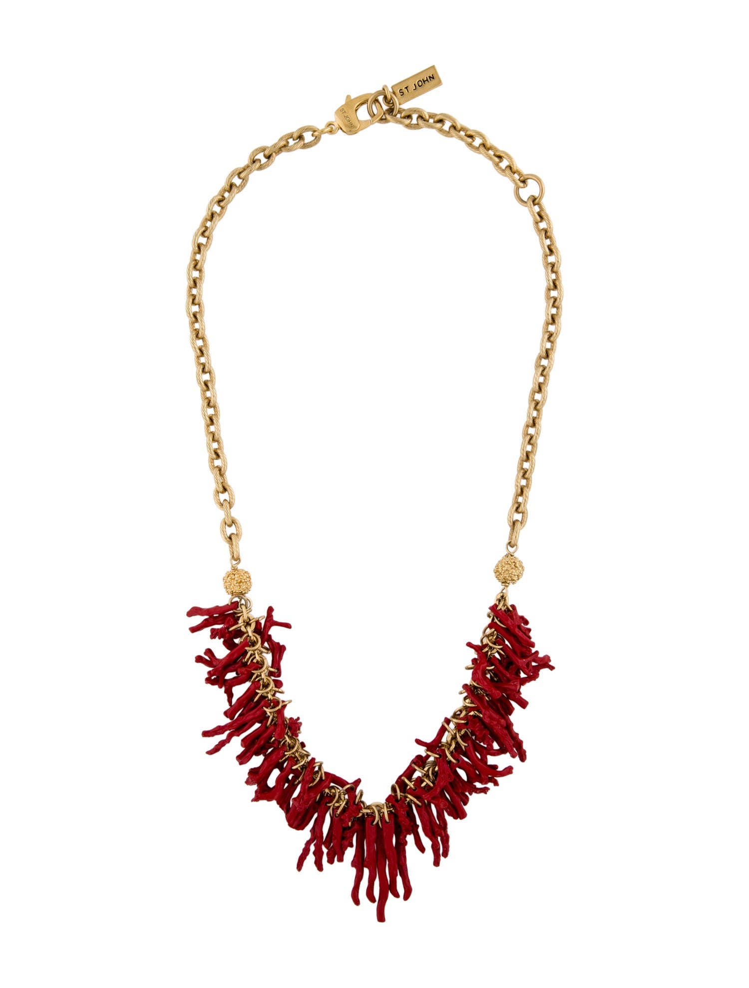 St. John Enamel Beaded Collar Necklace