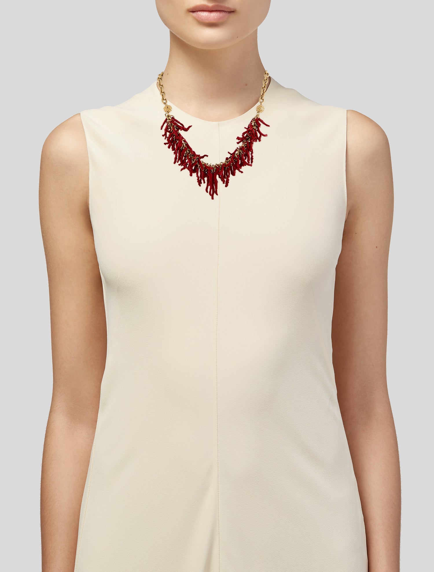 St. John Enamel Beaded Collar Necklace