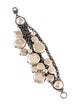 St. John Faux Pearl & Crystal Multistrand Bracelet