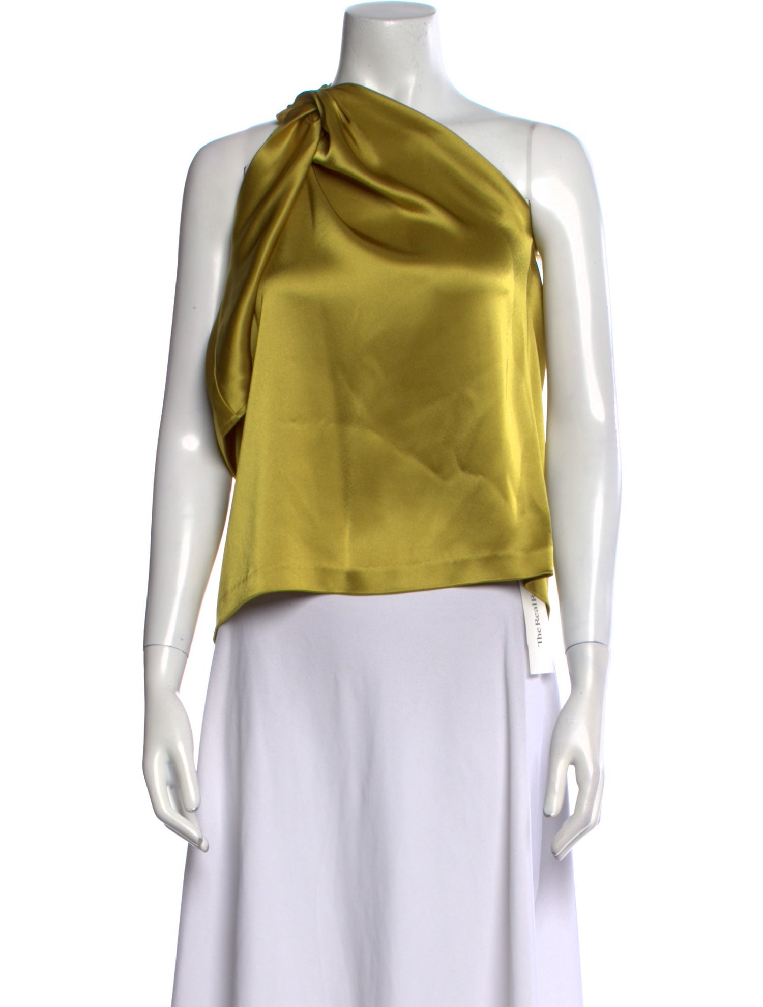 St. John One-Shoulder Sleeveless Crop Top w/ Tags