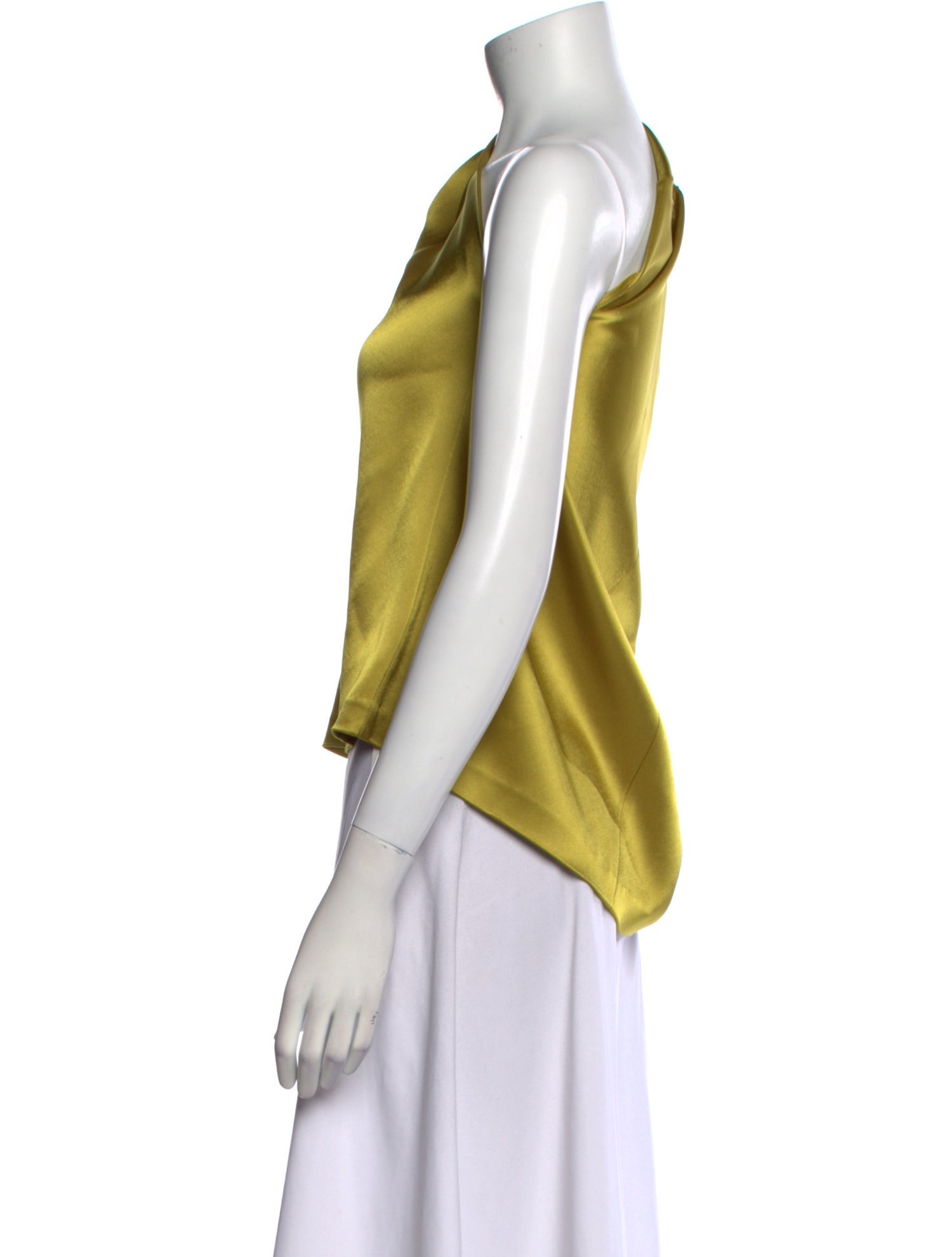 St. John One-Shoulder Sleeveless Crop Top w/ Tags