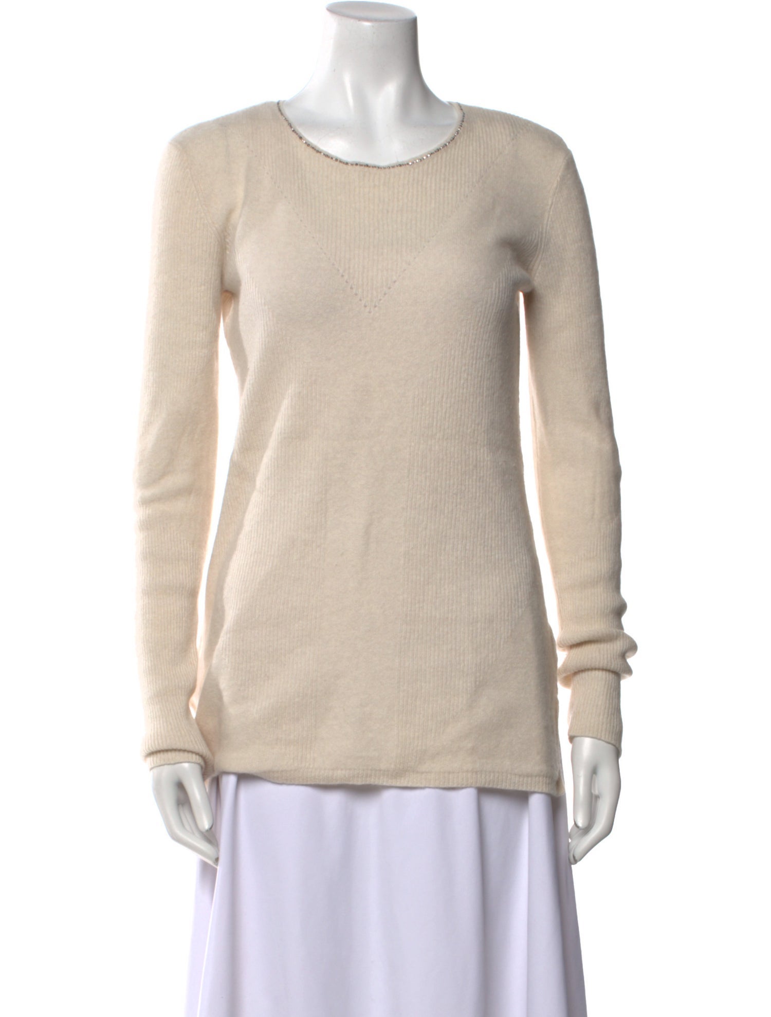 St. John Scoop Neck Sweater