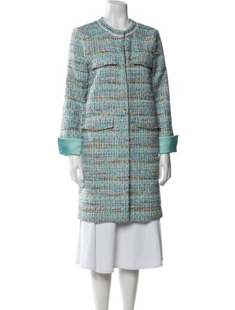 St. John Tweed Pattern Coat