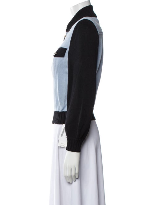 St. John Colorblock Pattern Jacket