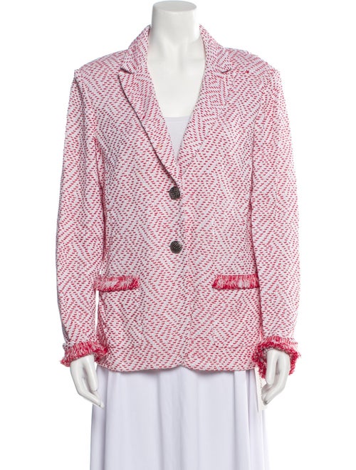 St. John Wool Patterned Blazer