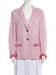 St. John Wool Patterned Blazer