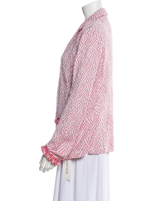 St. John Wool Patterned Blazer