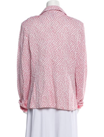 St. John Wool Patterned Blazer