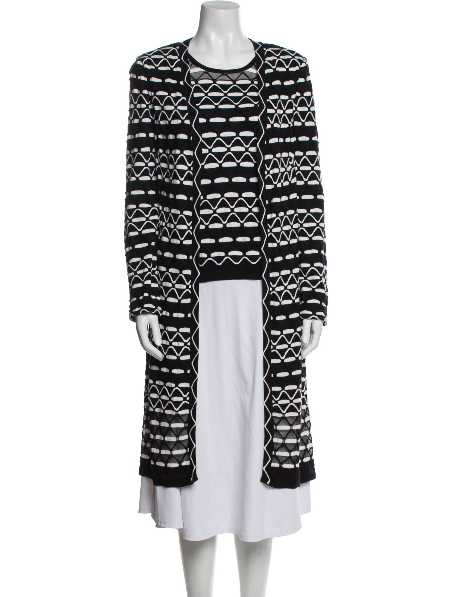 St. John Printed Embroidered Accent Set