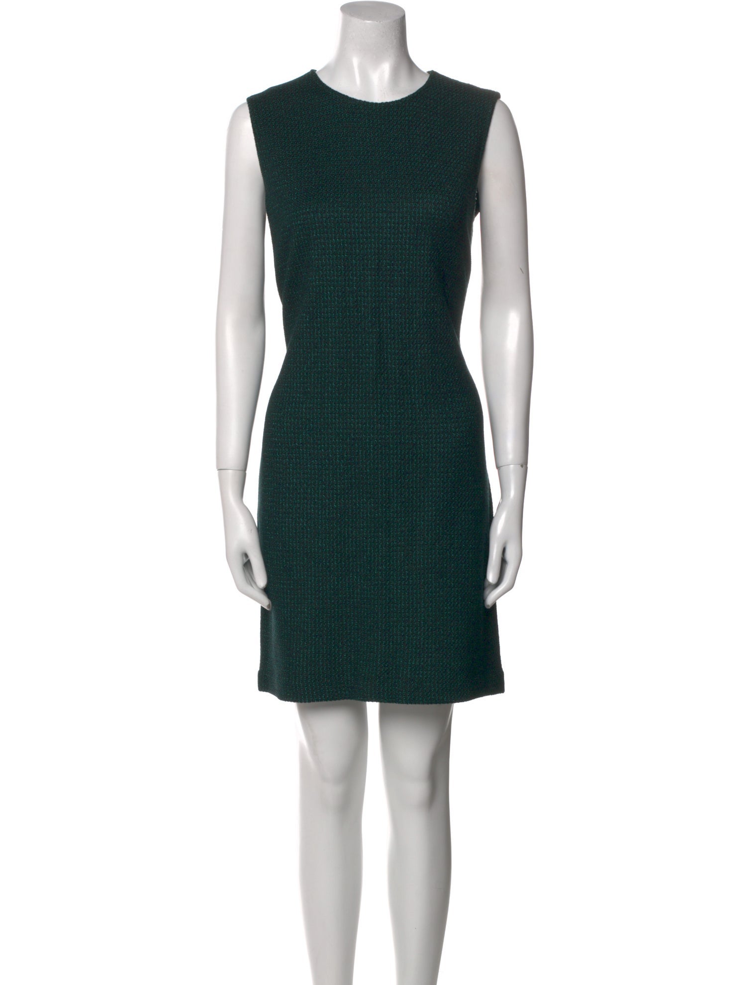 St. John Crew Neck Mini Dress