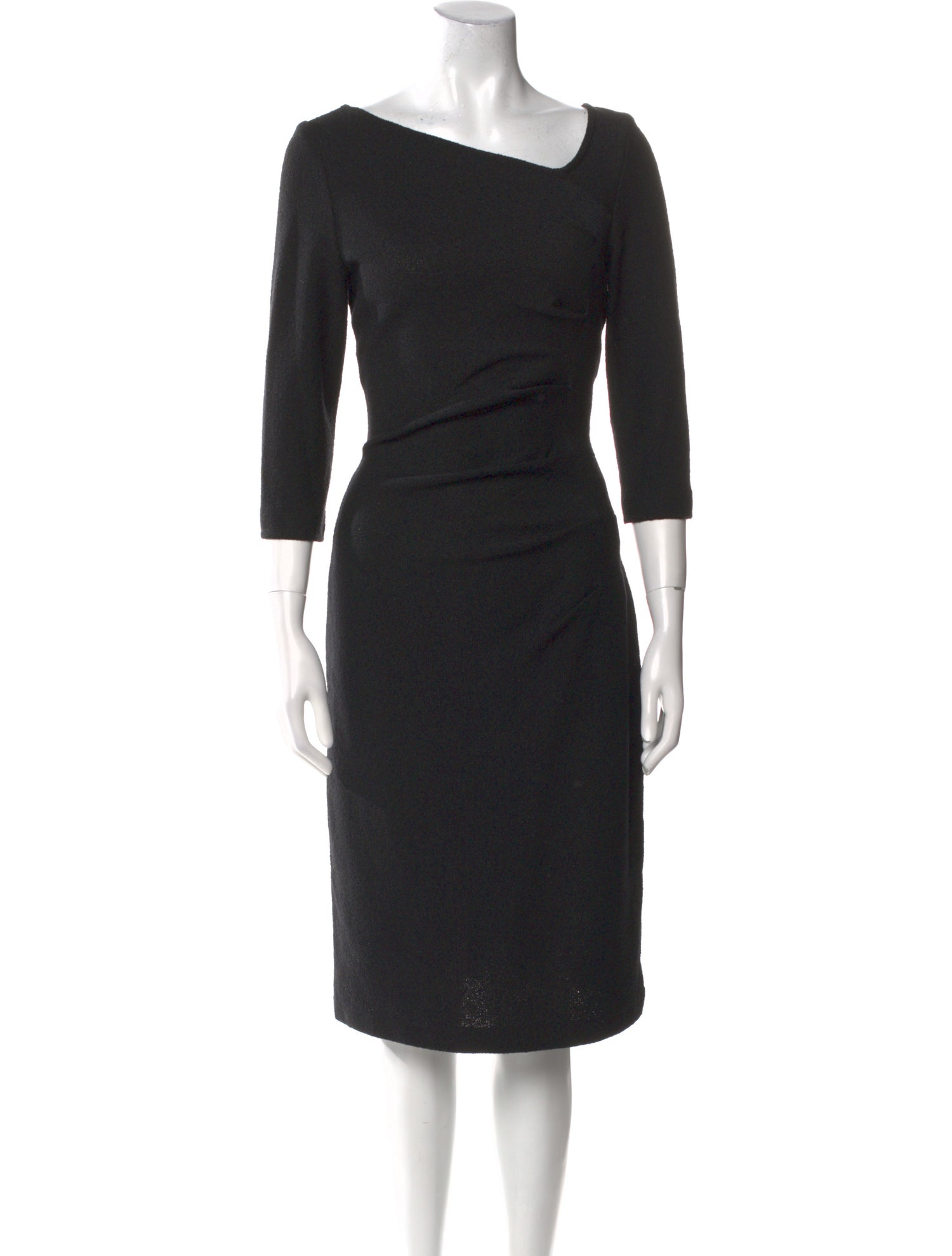 St. John Wool Midi Length Dress