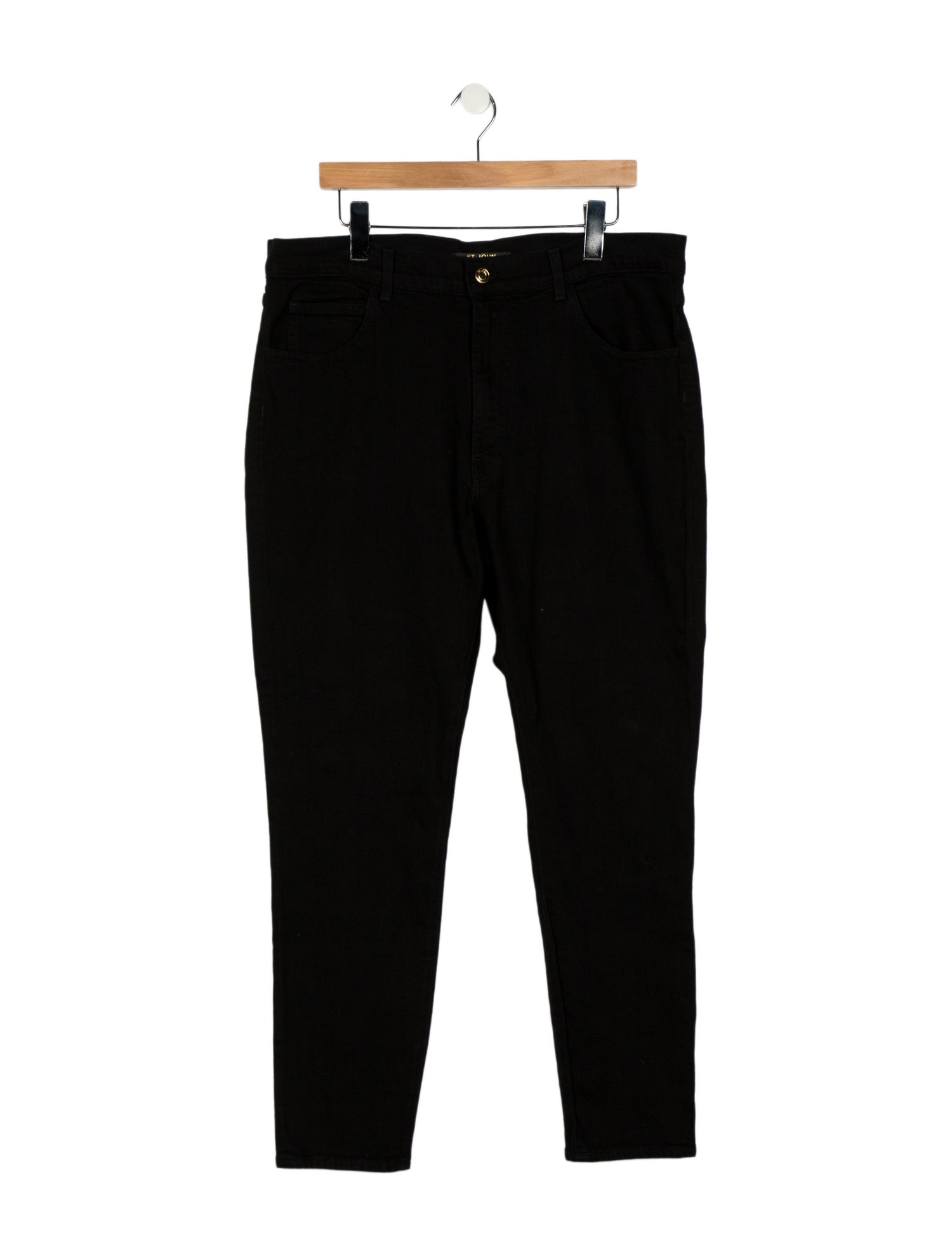 St. John High-Rise Straight Leg Jeans