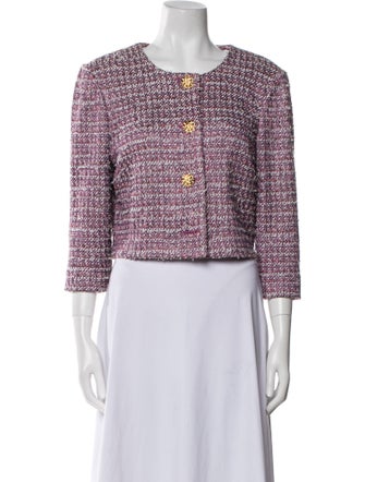 St. John Tweed Pattern Jacket