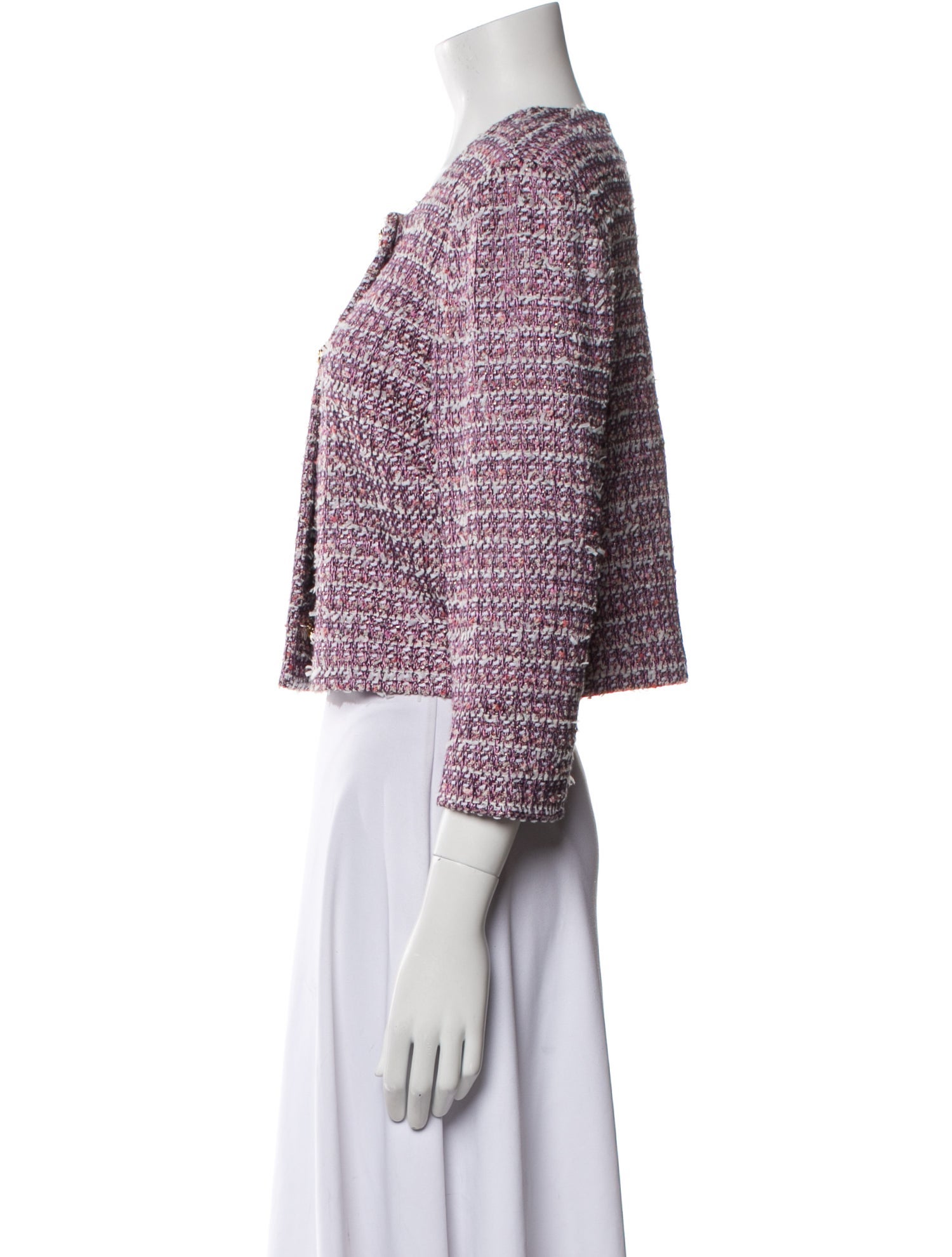 St. John Tweed Pattern Jacket