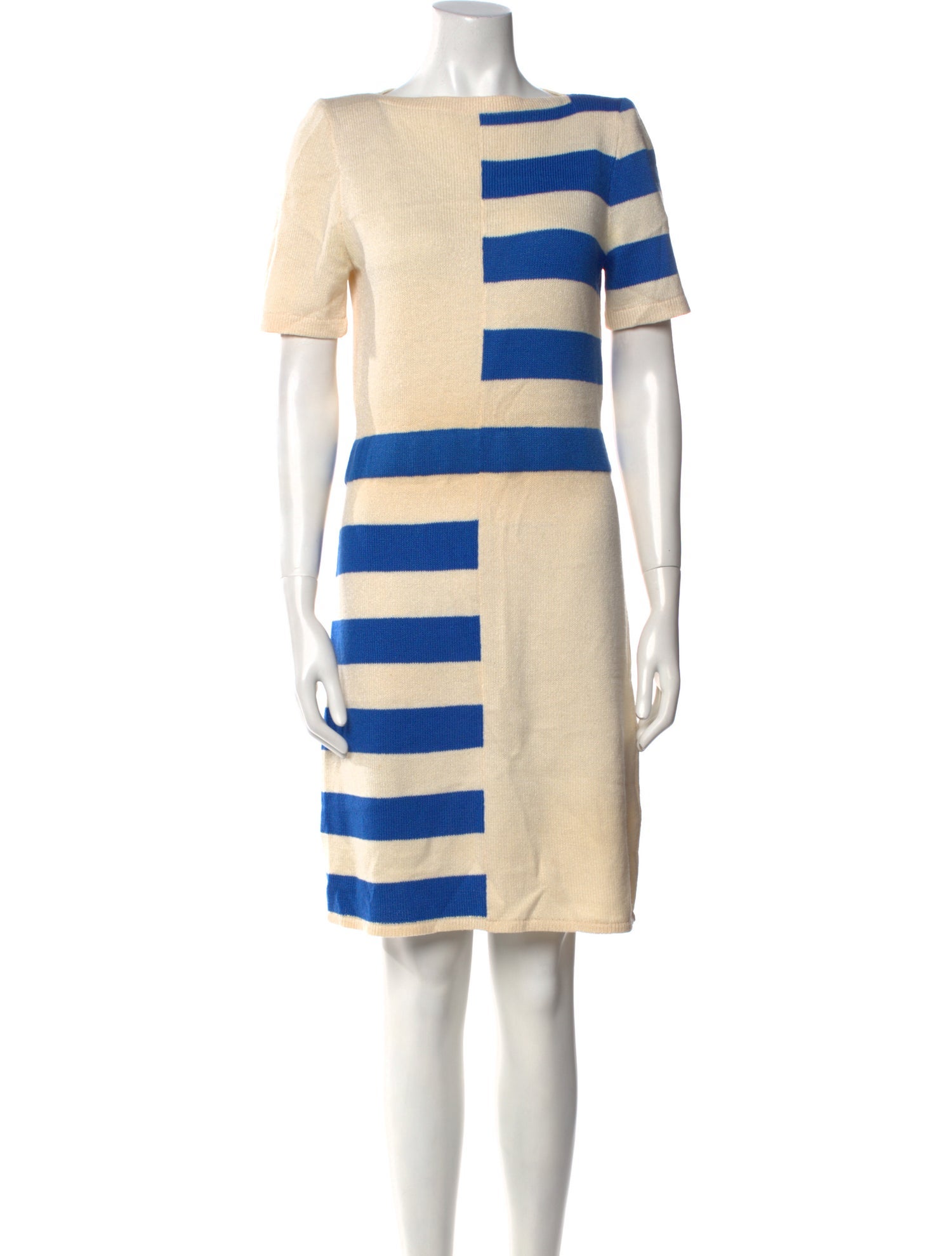 St. John Striped Mini Dress