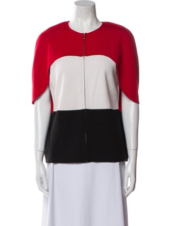 St. John Colorblock Pattern Jacket