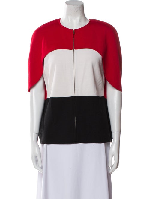 St. John Colorblock Pattern Jacket