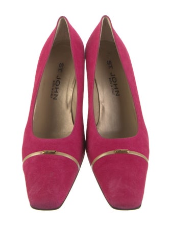 St. John Suede Pumps