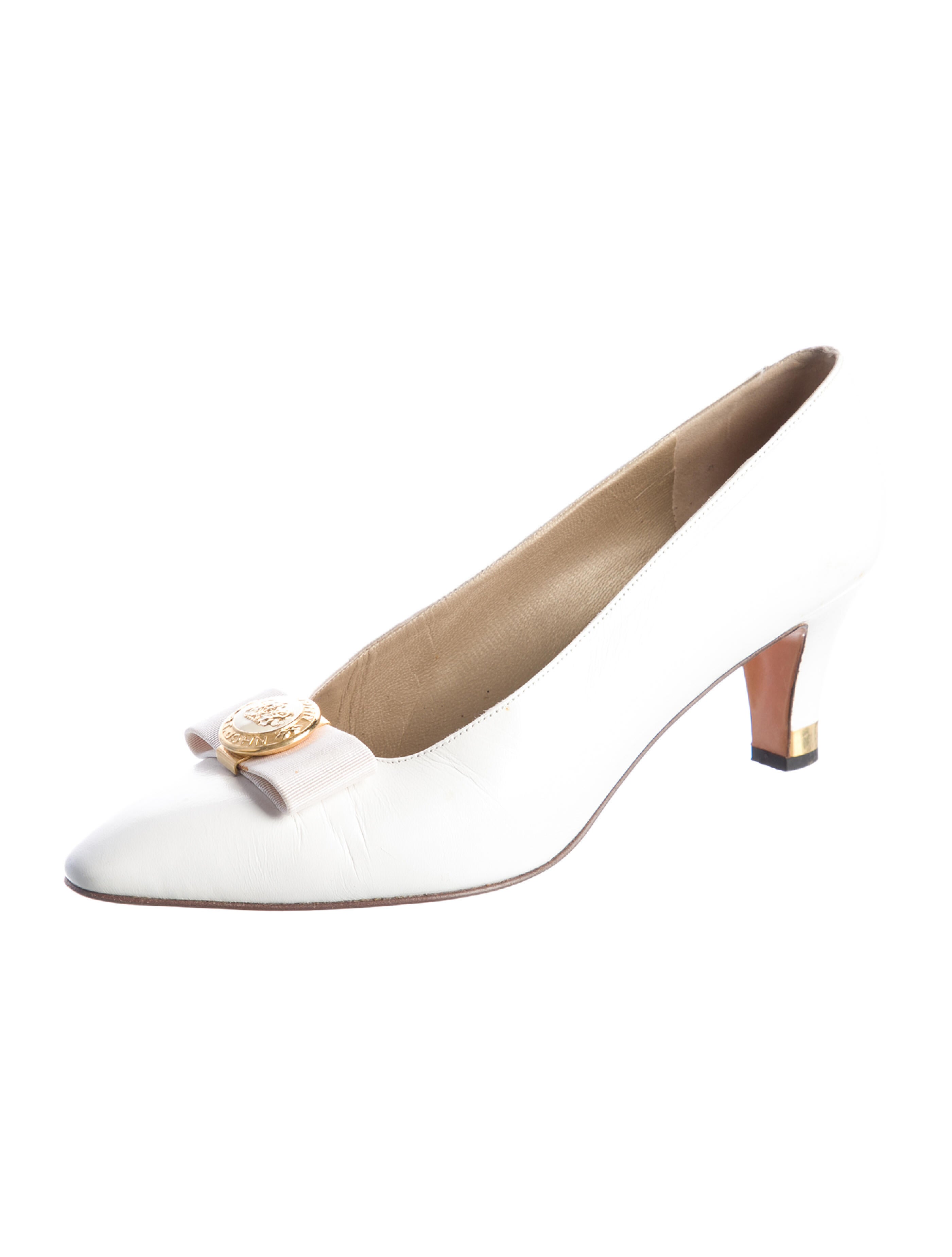 St. John Vintage Leather Pumps