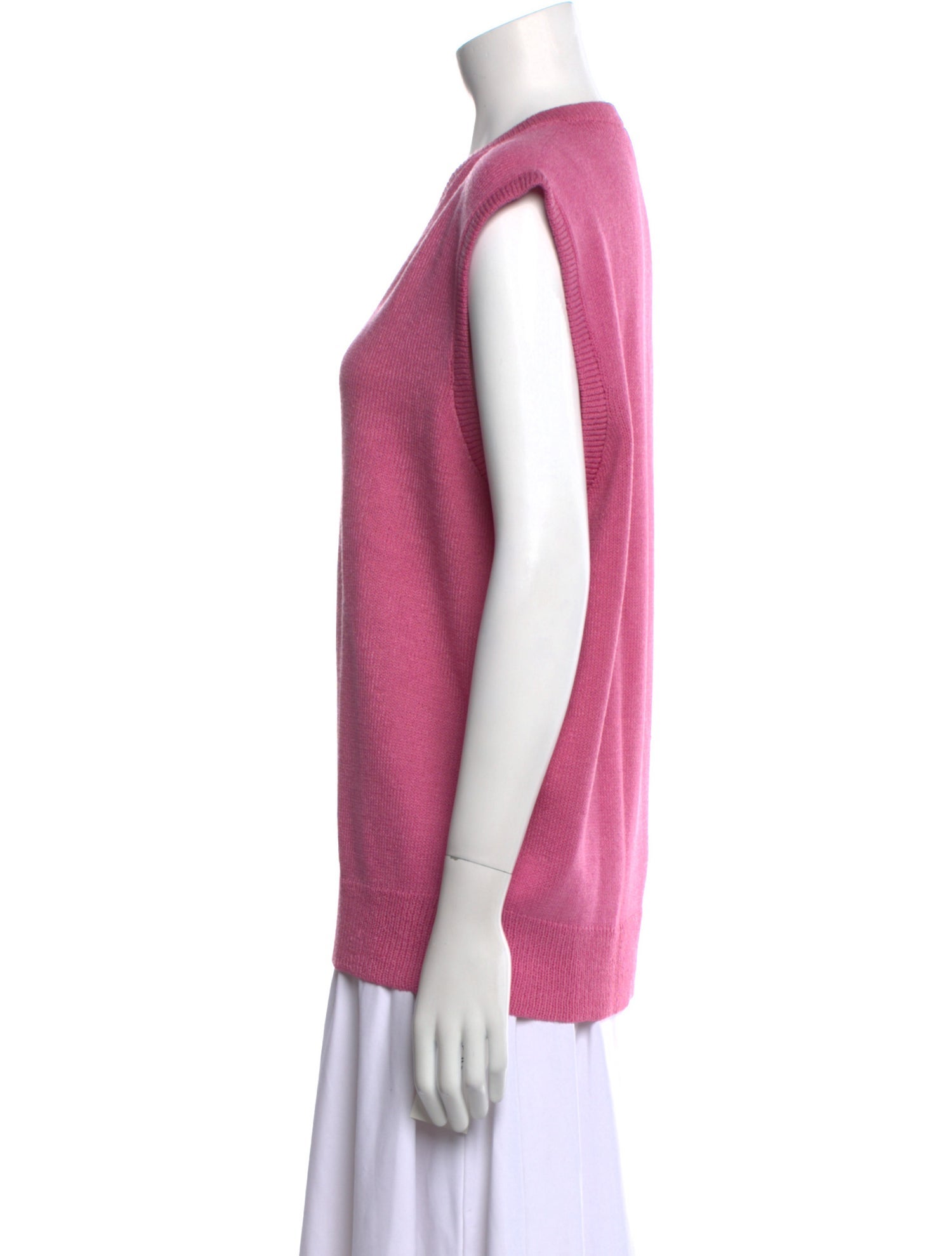 St. John Wool V-Neck Sweater